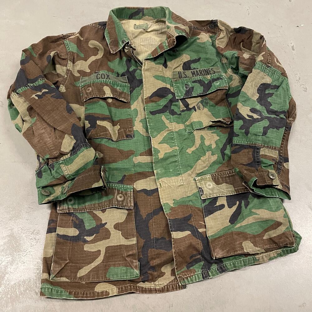vintage 90s camo military cargo jacket